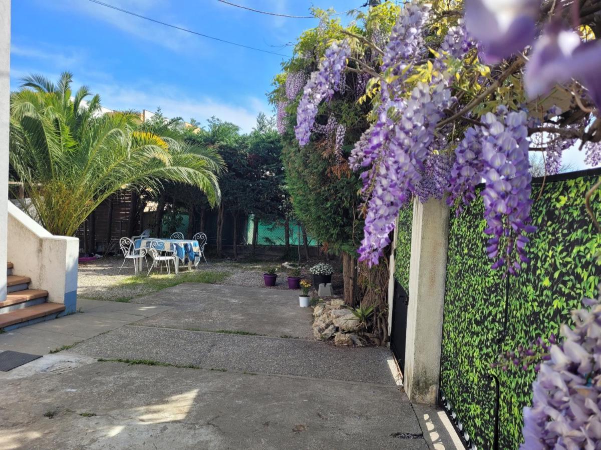 Villa La Desiree - Haut De Villa, 68M2, 8 Personnes Max, Climatise, 4 Etoiles, 120M2 De Jardin Et Parking, Wifi, Vu Mer Antibes Bagian luar foto